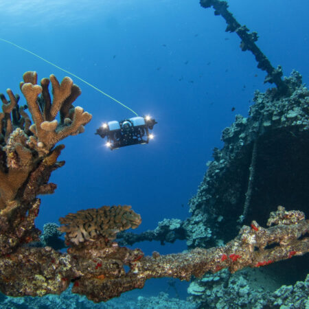 Blue ROV at Pipe Dreams 6